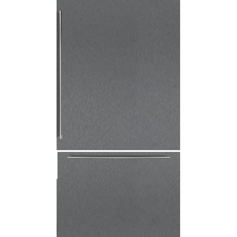 RVA 421 920 Gaggenau RVA421920 dark brushed stainless steel door panels with handle