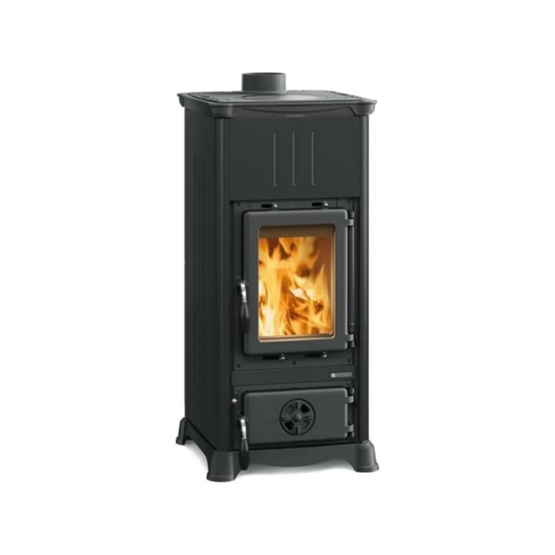 3009230 Poêle à bois La Nordica EMILIANA.165 STEEL 3009230, finition noir anthracite