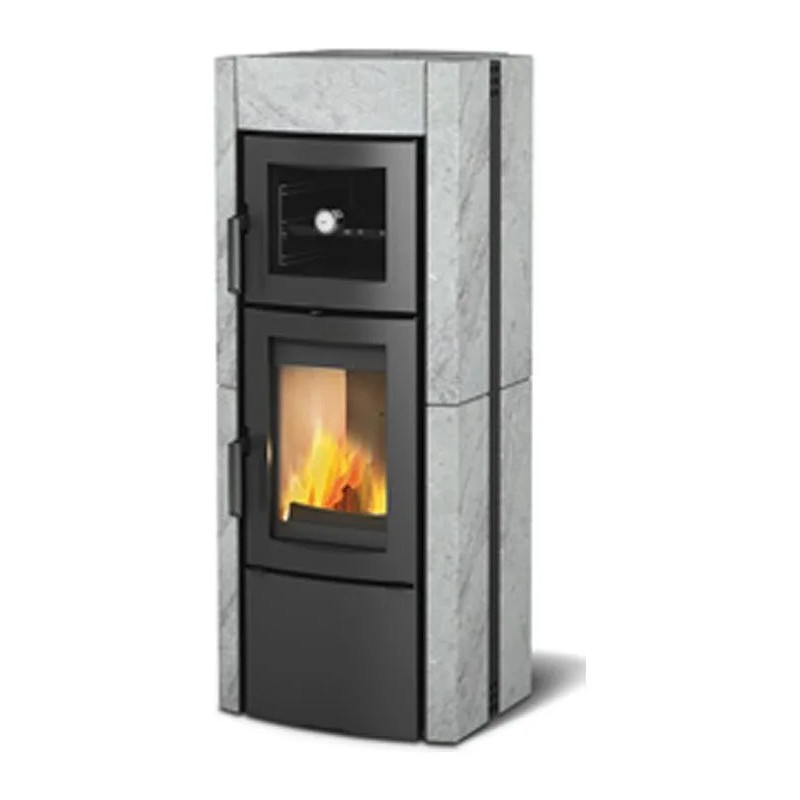 3000711 Estufa de leña La Nordica con horno ESTER FORNO 5.0 3000711 acabado vulcan