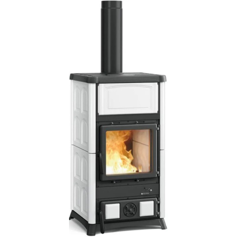 3000321 Poêle à bois La Nordica CONCITA.16 3000321 avec système de récupération de chaleur, finition blanc infini