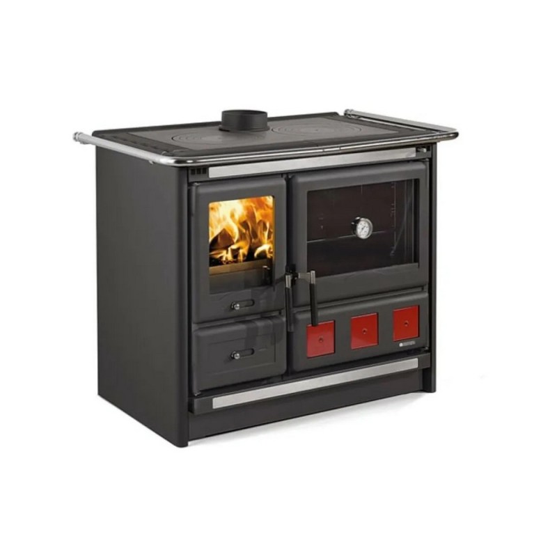 3003780 Poêle à bois La Nordica ROSA XXL VST.16 STEEL 3003780, finition noir anthracite