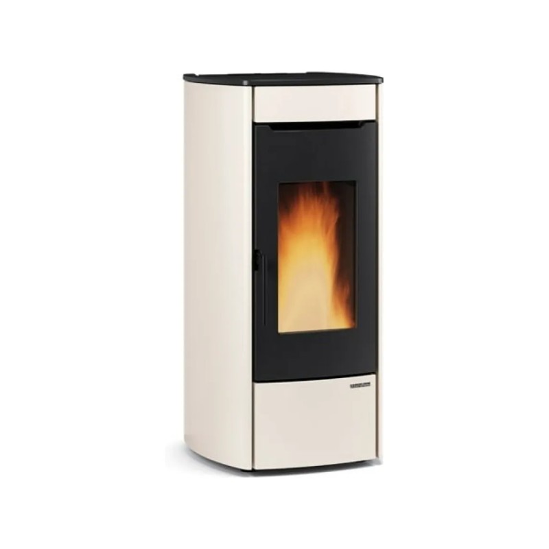 001292803 Extraflame MARINA IDRO H13 1292803 ventilated pellet stove, ivory finish