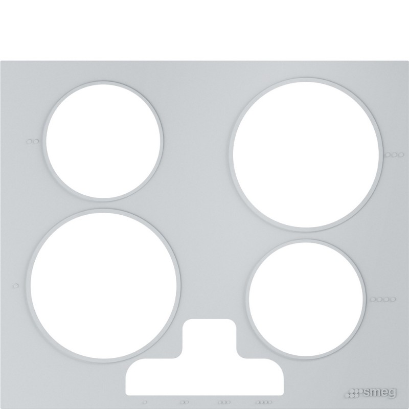 KITCVRI Smeg KITCVRI Tapis de Cuisson en Silicone, Gris, 46,9 x 44 cm