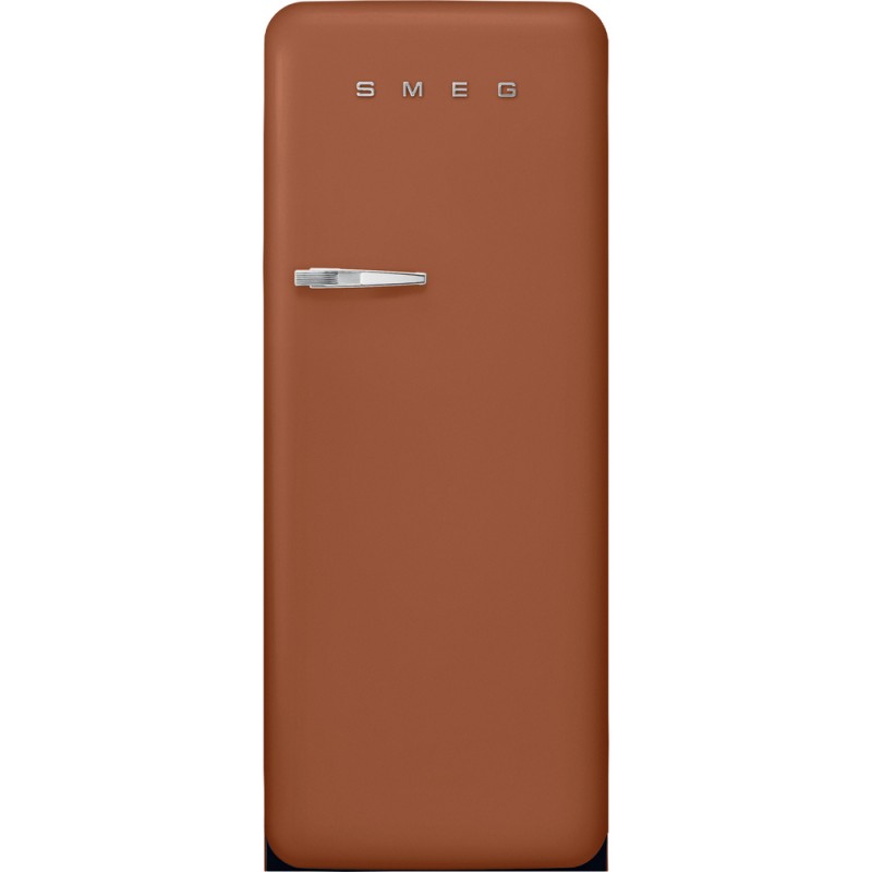 FAB28RACM6 Réfrigérateur Smeg FAB28RACM6 60 cm, pose libre, une porte, charnières à droite, finition argile ambrée