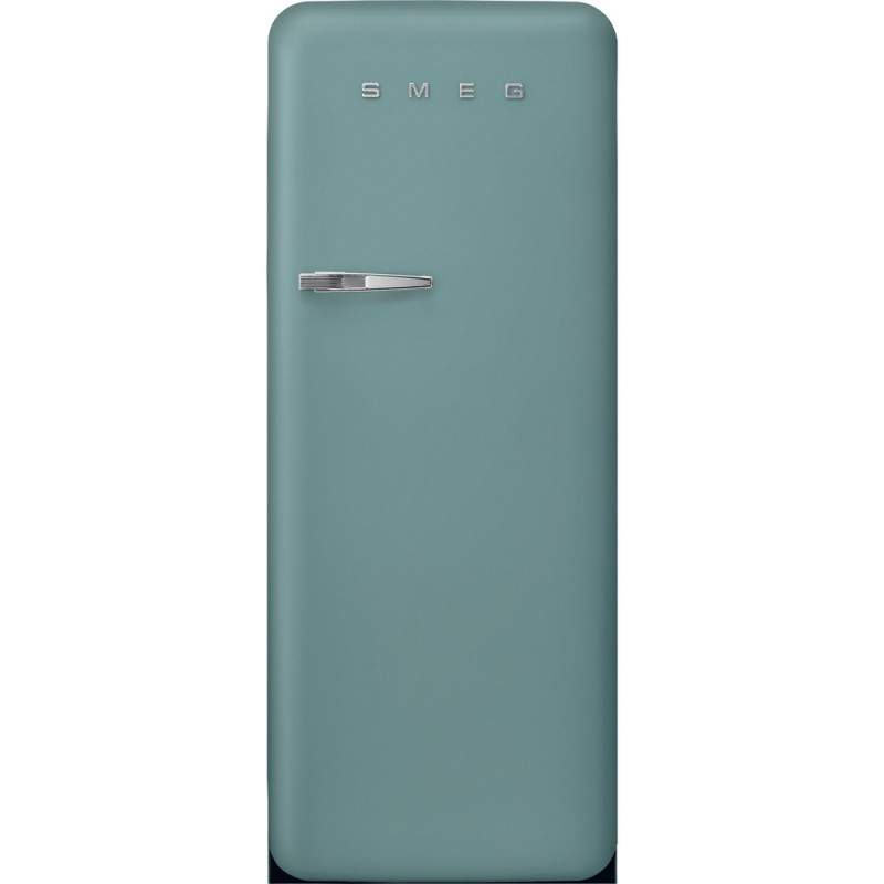 FAB28REGM6 Smeg FAB28REGM6 60cm freestanding right-hinged single-door refrigerator in emerald green