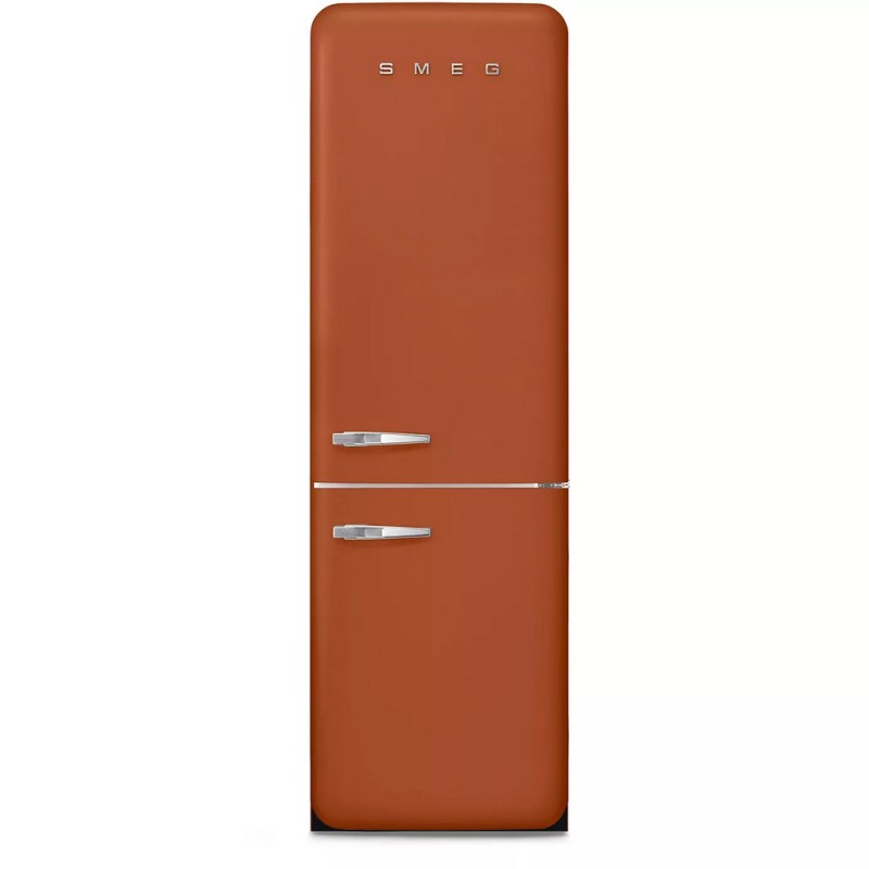 FAB32RACM6 Réfrigérateur-congélateur Smeg FAB32RACM6 60 cm, pose libre, charnières à droite, finition argile ambrée