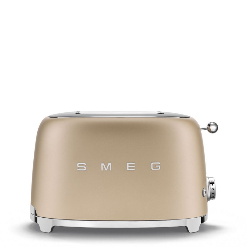 TSF01CHMEU Grille-pain Smeg 2x2 TSF01CHMEU Finition Champagne