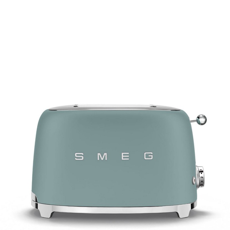 TSF01EGMEU Grille-pain Smeg 2x2 TSF01EGMEU, finition vert émeraude