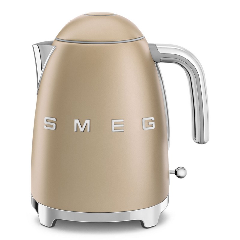 KLF03CHMEU Bouilloire électrique Smeg KLF03CHMEU, finition champagne