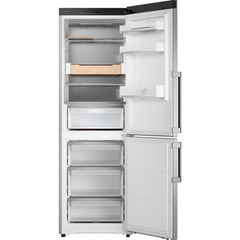 RFC586KNBS1 Asko RFC 586 KNBS1 - Logic Réfrigérateur-congélateur pose libre de 60 cm, finition inox