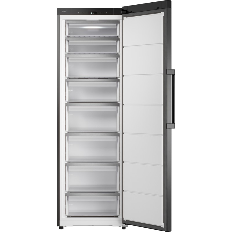 RFF586KNCB1 Congélateur Asko RFF 586 KNCB1 - Logic 60 cm, pose libre, une porte, finition acier noir
