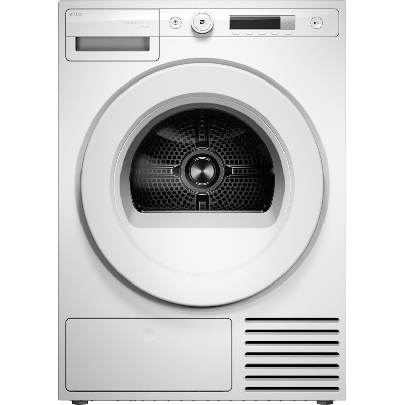 T108HW Asko T 108 HW - Classic 60cm freestanding front-loading tumble dryer in white finish