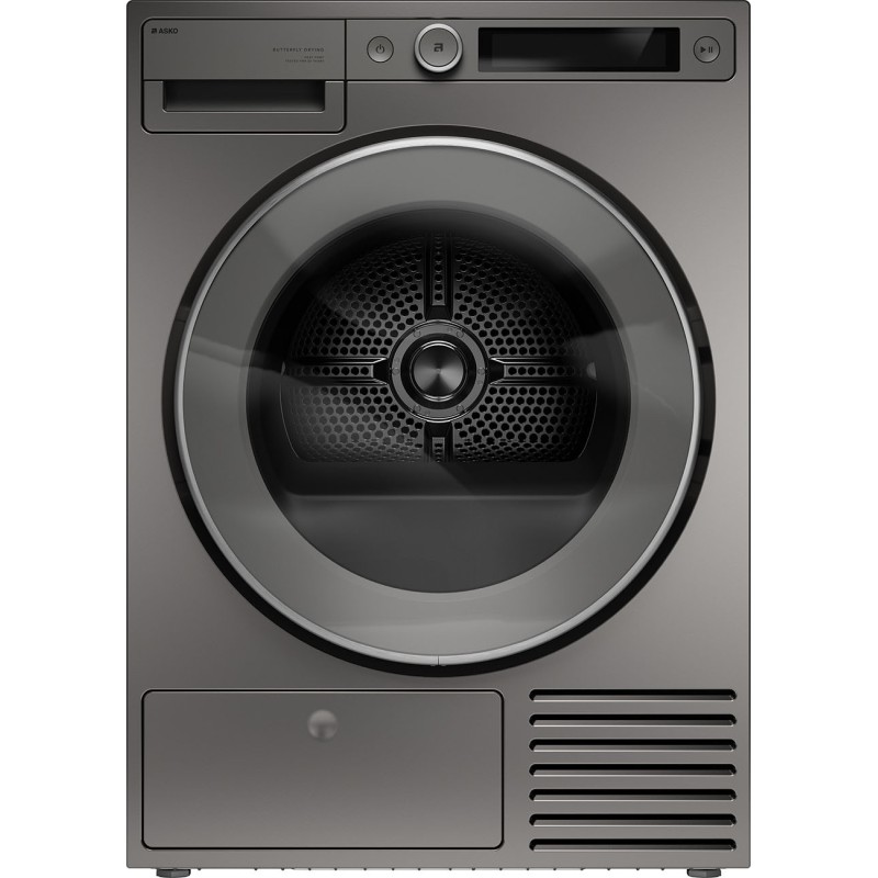 T509HRT Secadora de carga frontal independiente Asko T 509 HRT - Estilo 60 cm con acabado de titanio