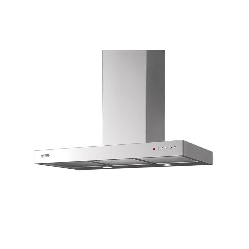 DCH9066XEC De Longhi Cappa a parete DCH 9066 X EC in acciaio inox da 90 cm