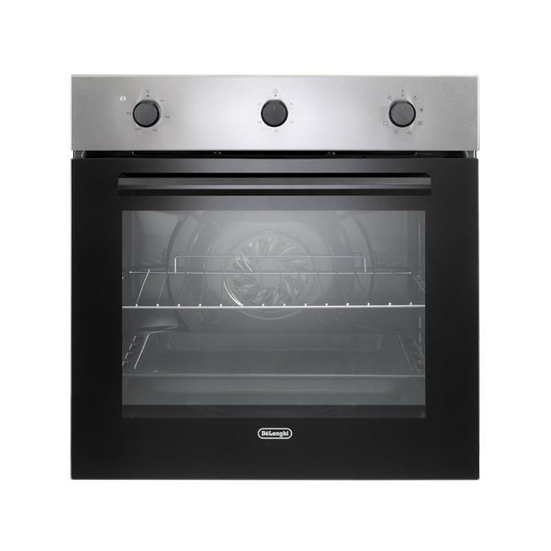FLM6LX PRONTA CONSEGNA - De Longhi Forno elettrico multifunzione da incasso FLM 6LX finitura inox e vetro nero da 60 cm