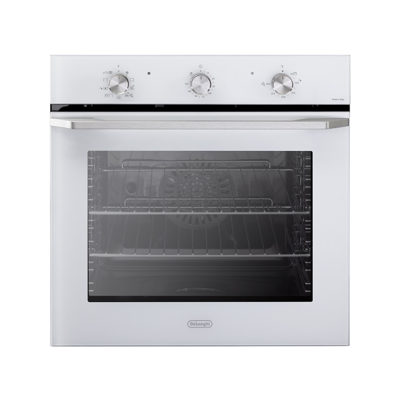 NSM7BLPPP De Longhi NSM 7BL PPP 60cm built-in multifunction electric oven, white finish