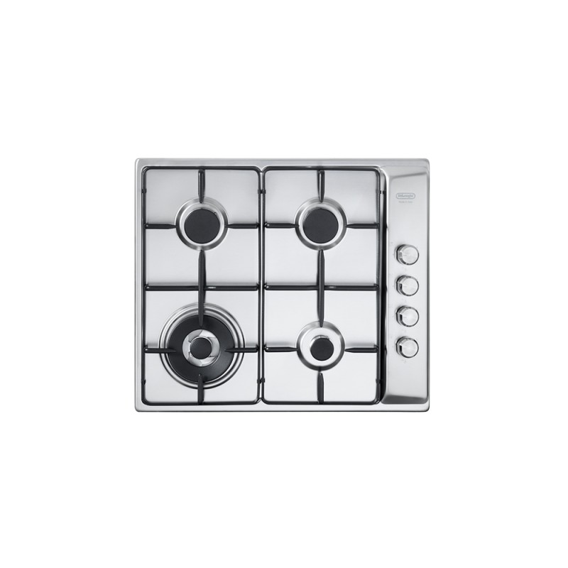 DLI46ASDV Plaque de cuisson à gaz De Longhi DLI 46 ASDV en acier inoxydable de 58 cm