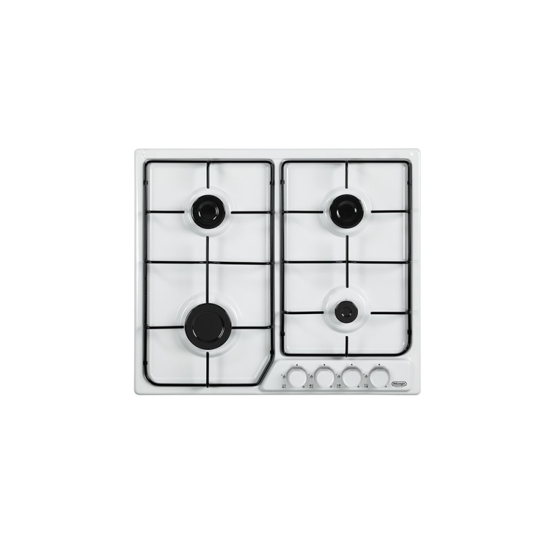 FFB46ASV Plaque de cuisson à gaz De Longhi FFB 46 ASV 58 cm, finition blanche