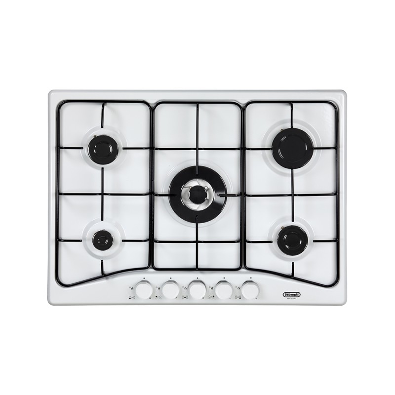 FFB57ASV De Longhi FFB 57 ASV 68cm gas hob in white finish