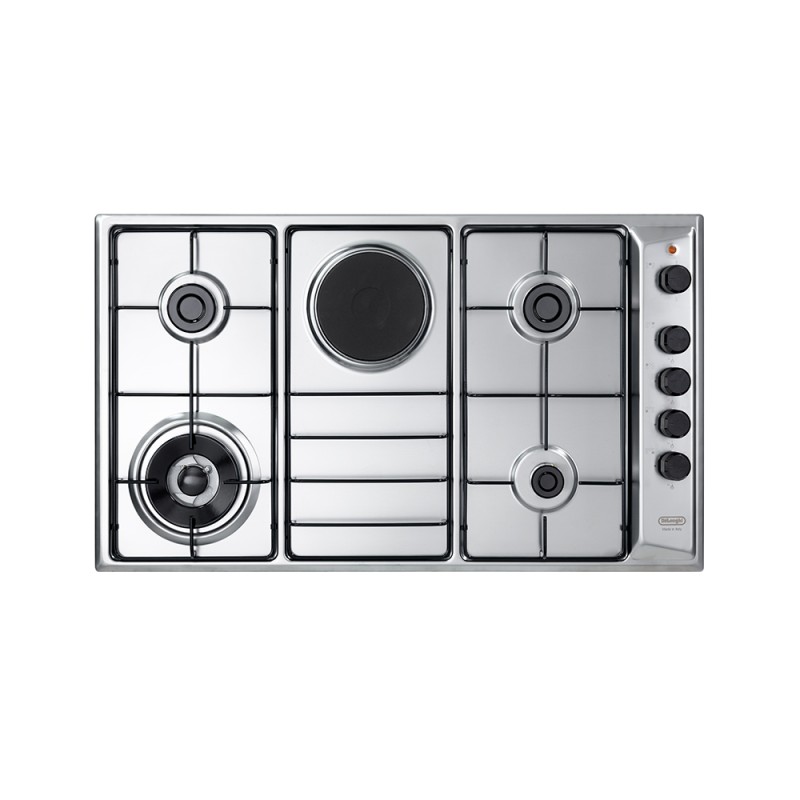 FLA49RD Plaque de cuisson à gaz De Longhi FLA 49 RD en acier inoxydable de 86 cm