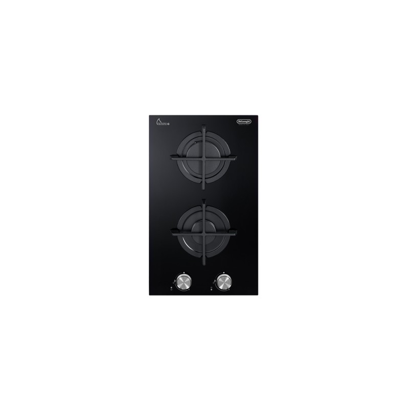 NSL230NC De Longhi NSL 230 NC 30cm Black Glass Ceramic Gas Hob