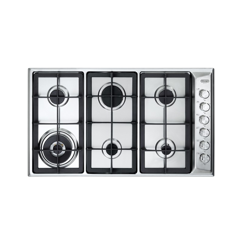 PLI69GHD De Longhi PLI 69 GHD gas hob in 86 cm stainless steel