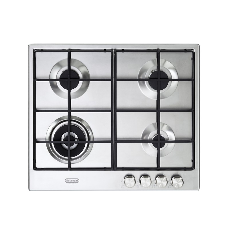 SLF460LX De Longhi Piano cottura a gas SLF 460 LX in acciaio inox da 60 cm