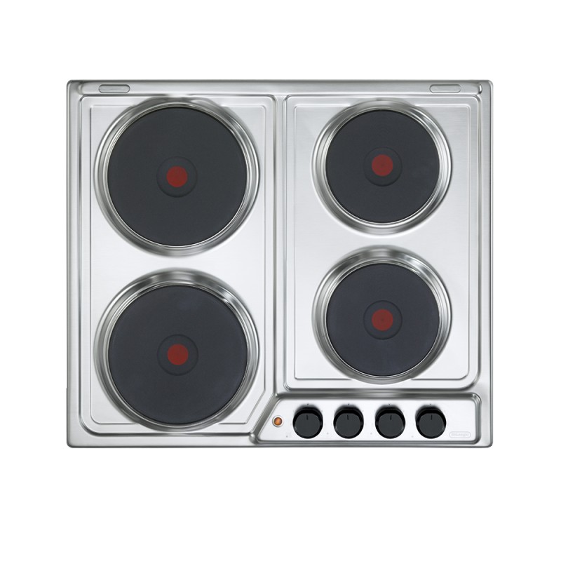 FFI46ER Plaque de cuisson électrique De Longhi FFI 46 ER 58 cm en acier inoxydable