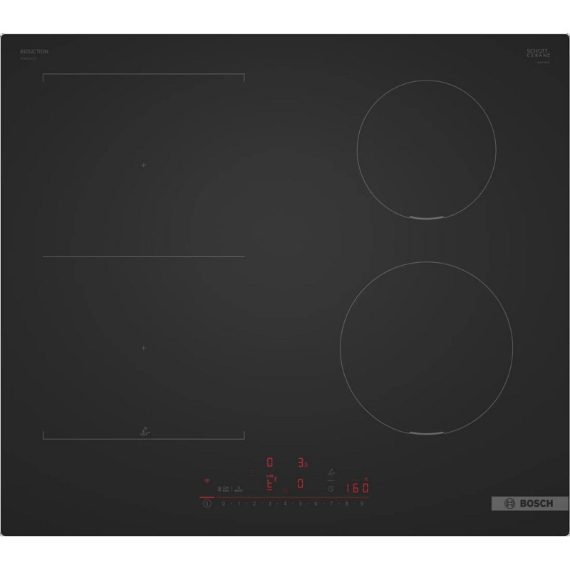PVS61AHC1E Bosch PVS61AHC1E 60cm induction hob with matt black finish