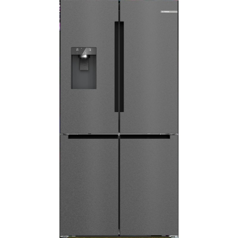 KFI96AXEA PRONTA CONSEGNA - Bosch Frigorifero side by side cross door a libera installazione KFI96AXEA finitura inox nero da 90 cm