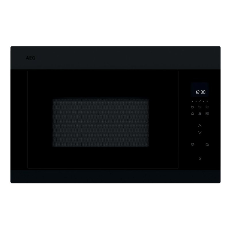  Four à micro-ondes encastrable AEG OMB 6G261 TT 60 cm avec grill, finition noir mat