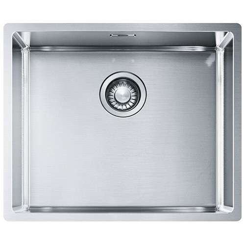 Franke: Évier à une cuve Franke: Boîte BXX 210-50/110-50 127.0369.282 finition acier inoxydable satiné 54 x 45 cm