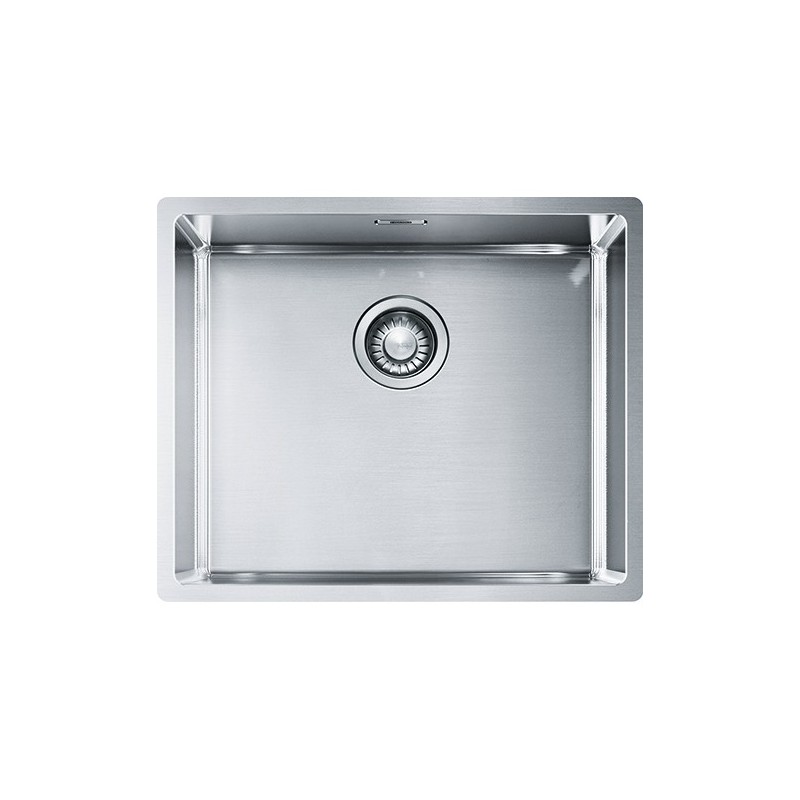  Franke: Fregadero de un seno Franke Box BXX 210-50/110-50 127.0369.282, acero satinado, 54 x 45 cm