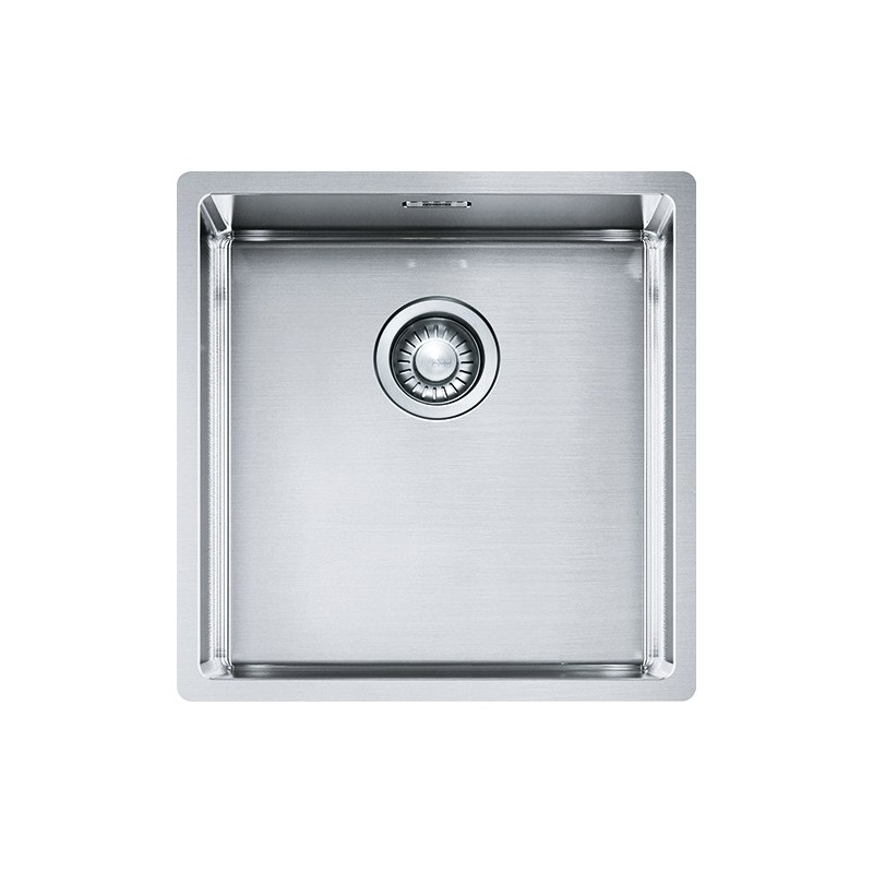  Franke: Fregadero de un seno Franke Box BXX 210-40/110-40 127.0369.215, acero satinado, 44x45 cm