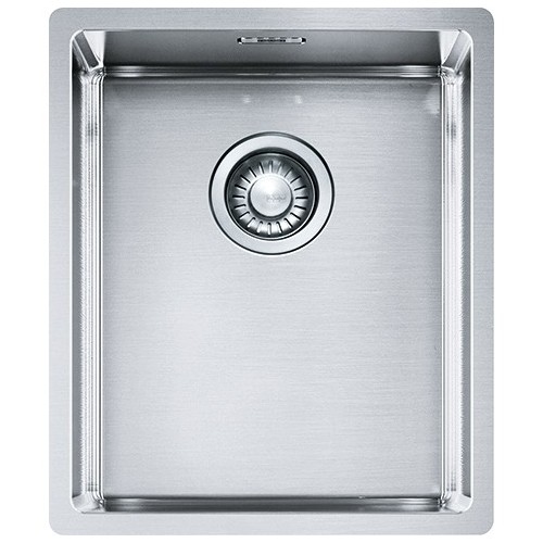 Franke: Évier à une cuve Franke: Boîte BXX 210-34/110-34 127.0369.056 finition acier inoxydable satiné 38 x 45 cm