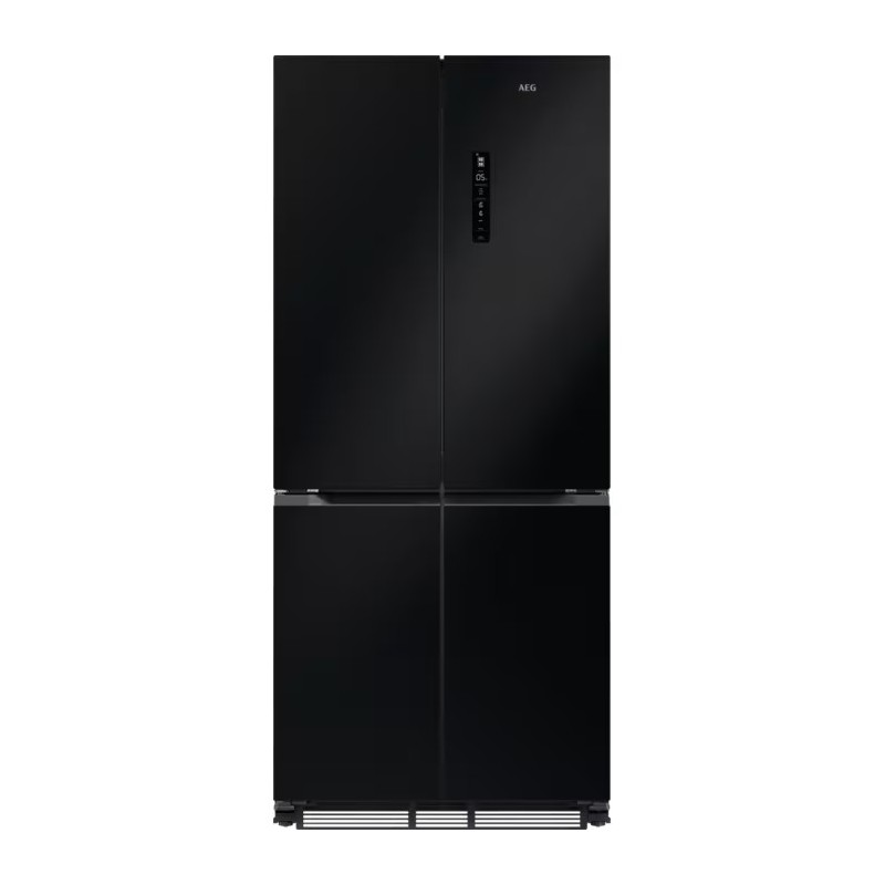 ORM8M491EB AEG ORM 8M491 EB 84cm Slot-In/Freestanding Side-by-Side Refrigerator in Matt Black