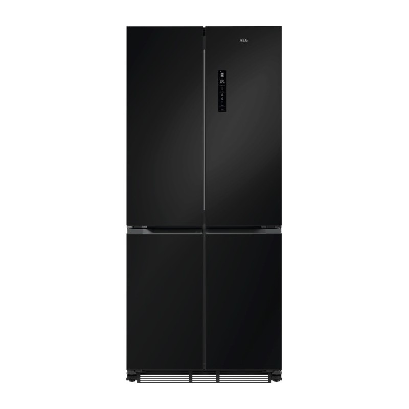 ORM9M491EG AEG ORM 9M491 EG 84cm Slot-In/Freestanding Side-by-Side Refrigerator in Black