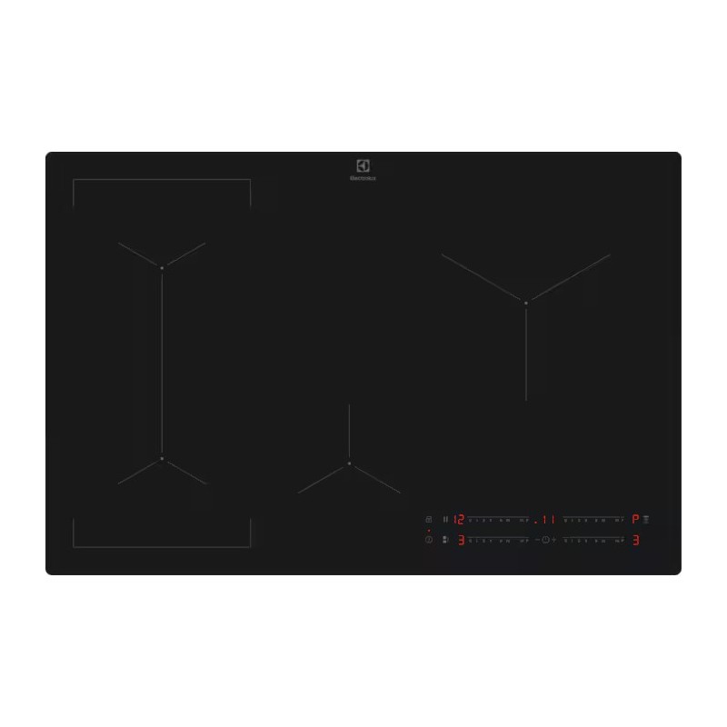 KIV83443CT Electrolux | Plaque à induction KIV83443CT 80 cm, finition noire mate