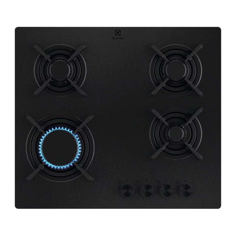 KGG643723L Electrolux | KGG643723L 59cm gas hob with matte black finish