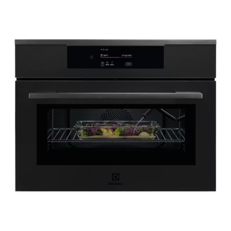 KVLAE2XT Electrolux | Forno compatto multifunzione combinato microonde KVLAE2XT finitura nero opaco da 60 cm