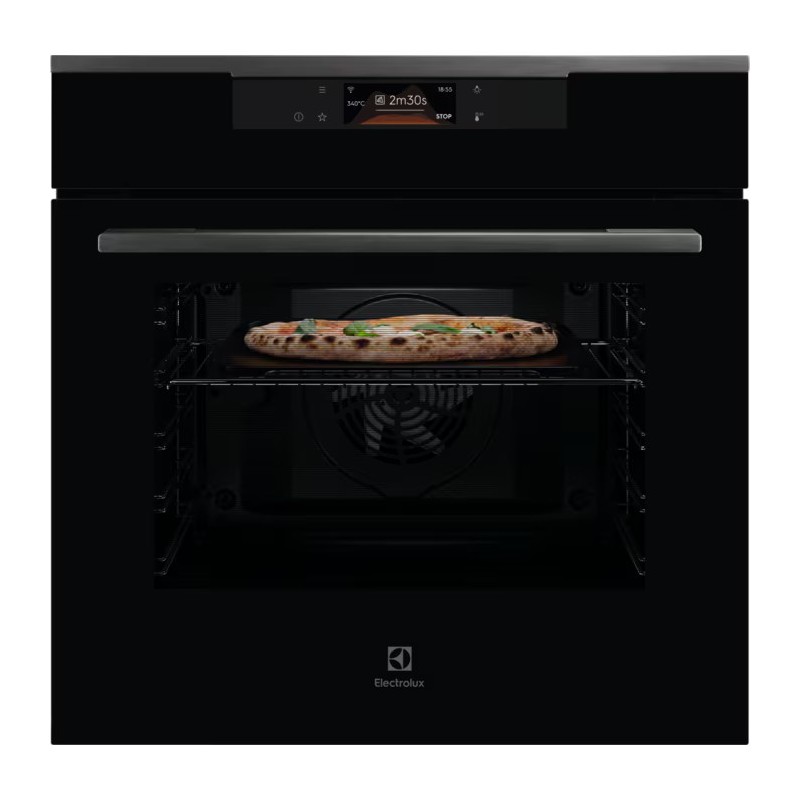 KOXBP28WH Electrolux | Four pyrolytique multifonction en verre noir KOXBP28WH 60 cm