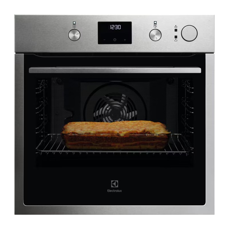KOCGS70TX Four multifonction Electrolux KOCGS70TX 60 cm, finition inox et verre noir