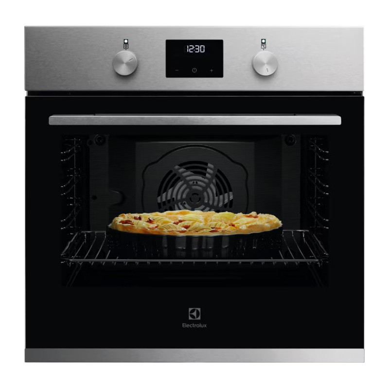 KODGS24TX2 Electrolux | KODGS24TX2 60cm multifunction oven with stainless steel and black glass finish