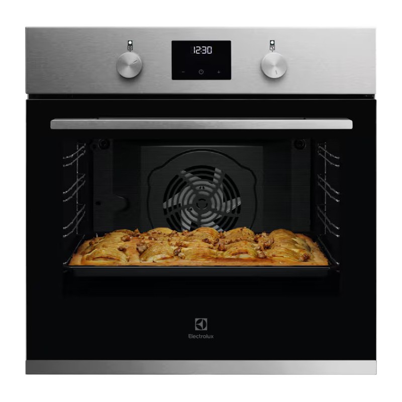 KOIGH04TX2 Electrolux | KOIGH04TX2 60cm multifunction oven with stainless steel and black glass finish
