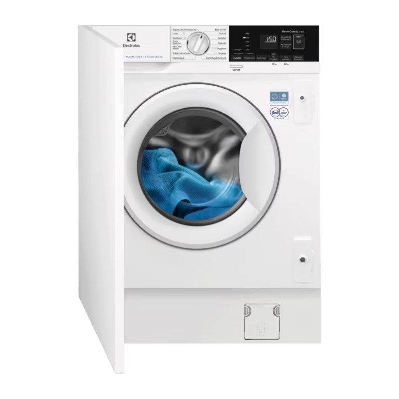 EW7W84BDBI Electrolux | EW7W84BDBI Lave-linge séchant entièrement intégré 60 cm