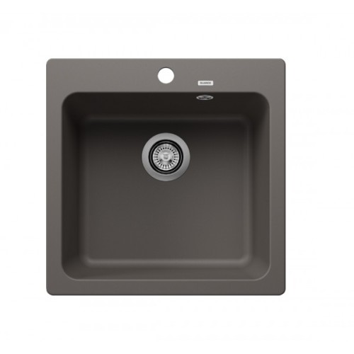Évier à une cuve Blanco NAYA 5 1527310, finition gris volcan, 51,5 x 51 cm - À poser