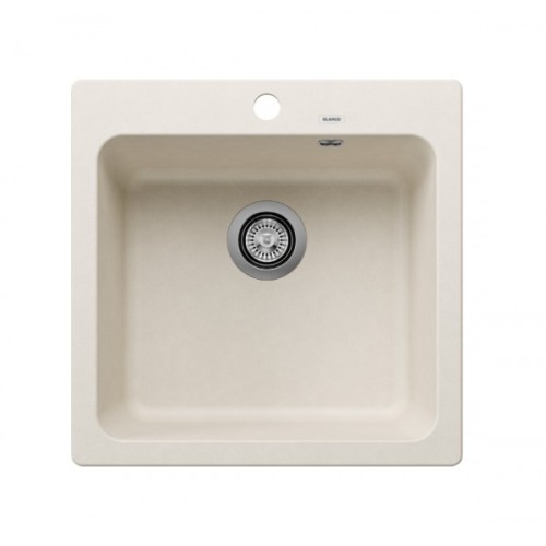 Blanco | NAYA 5 1527127 Évier à une cuve, finition blanc doux, 51,5 x 51 cm - À poser