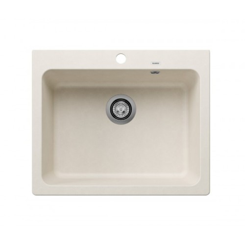 Blanco | NAYA 6 1527128 Évier à une cuve blanc cassé, 61,5 x 51 cm - À poser