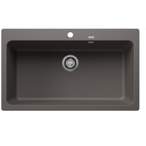 Blanco | NAYA XL 9 1527316 Évier à une cuve, finition gris volcan, 86 x 51 cm - À poser