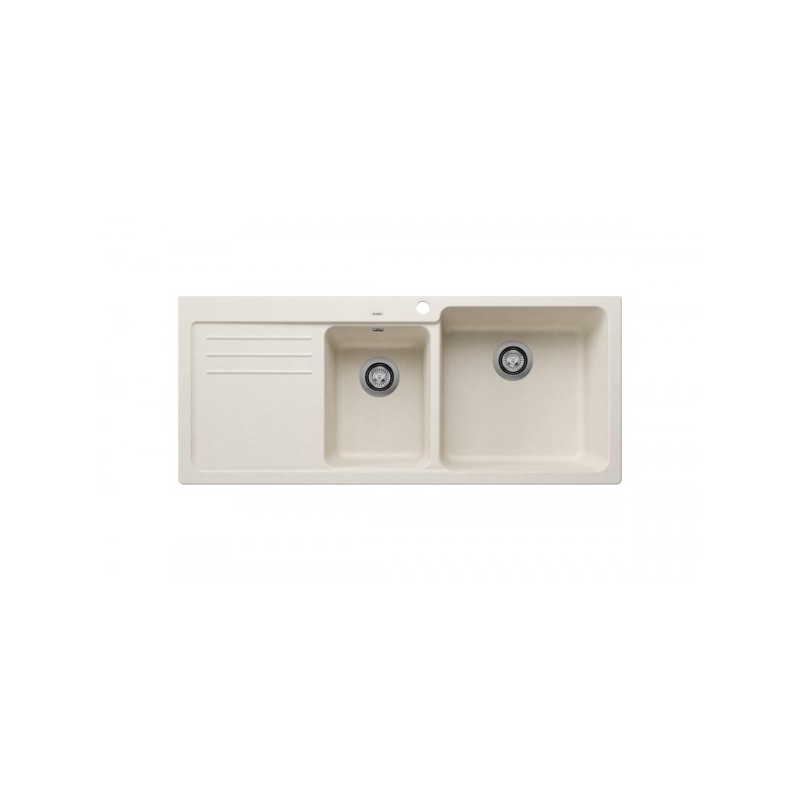  Blanco NAYA 8 S 1527132 single bowl sink with left drainer, soft white finish, 116x50 cm - Above-counter